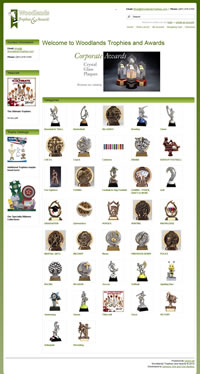 Woodlands Trophies and Awards Client - Woodlands Trophies and Awards Website